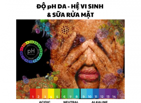 MỐI QUAN HỆ GIỮA SỮA RỬA MẶT – ĐỘ pH VÀ HỆ VI SINH TRÊN DA MẶT