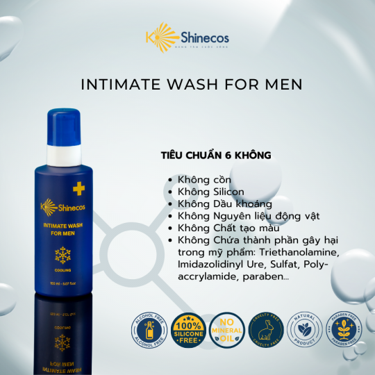 DUNG DỊCH VỆ SINH CHO NAM KSHINECOS INTIMATE WASH FOR MEN 150ML XUẤT XỨ HÀN QUỐC