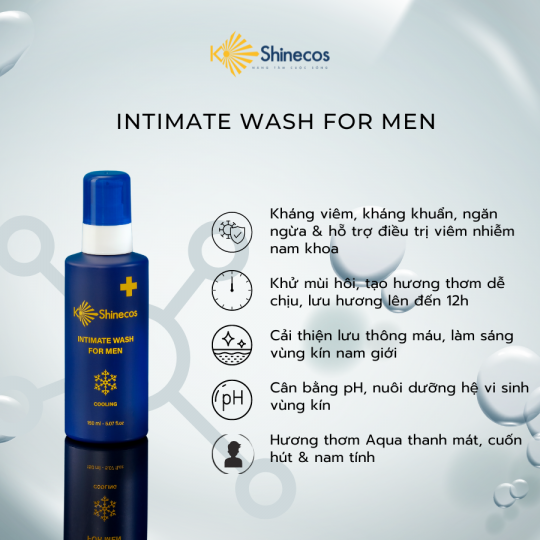 Combo 02 Dung Dịch Vệ Sinh Nam Giới Intimate Wash For Men 150ml